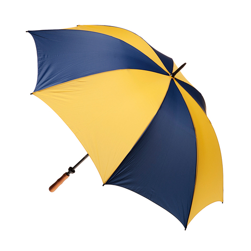 Clifton Albatross Golf 132cm Manual Windproof Umbrella - Navy/Yellow