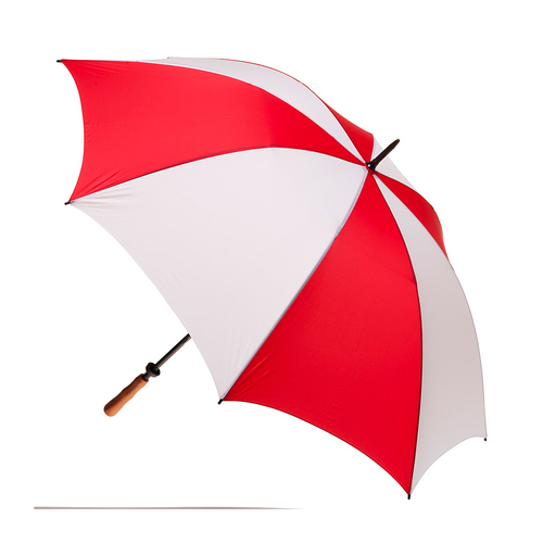 Clifton Albatross Golf 132cm Manual Windproof Umbrella - Red/White