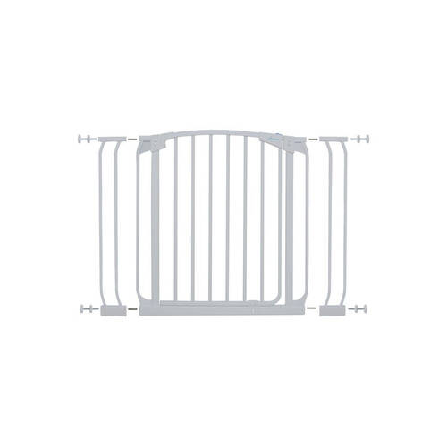 Dreambaby Chelsea Euro Gate F160 w/ 2x Gate Extension F159 - White