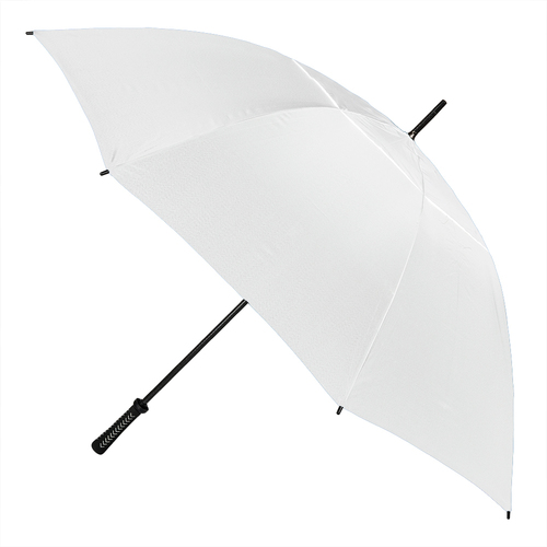 Clifton Golf Reinforced Monsoon 140cm Windproof Umbrella - White
