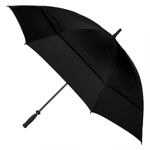 Clifton 137cm Windproof Vented Golf Umbrella Reinforced Windpro PLUS Black