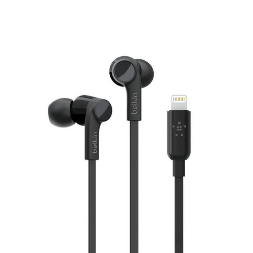 Belkin Rockstar Headphones w/ Lightning Connector - Black