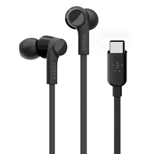 Belkin Rockstar USB-C Headphones - Black