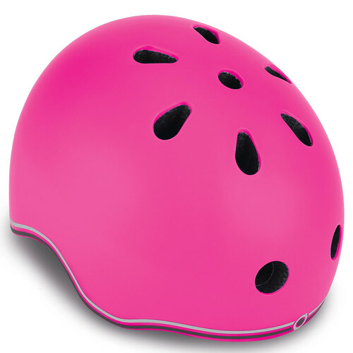 Globber Kids Helmet LED Lights 45-51cm Deep Pink XXS/XS