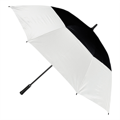 Clifton Golf Auto Open Ultimate Vented Windproof Umbrella - Black/White
