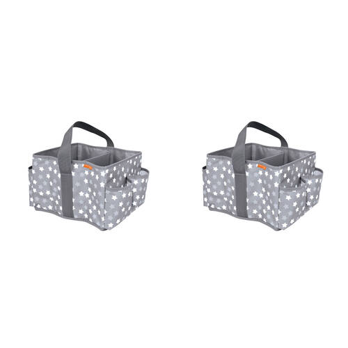 2PK Dreambaby Nappy Caddy Kids/Baby Diaper/Wipes Storage Organiser