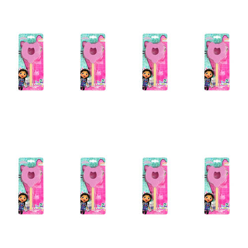 8PK Gabbys Dollhouse Bubble Wand Shower Bath Fizzer 100g