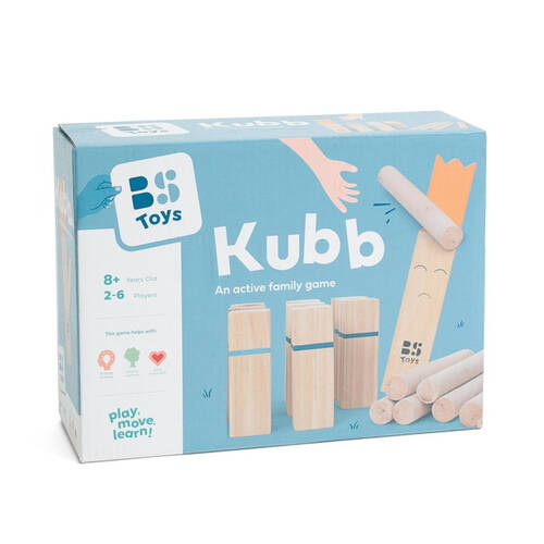 BS Toys Wood Kubb Active Kids Active & Outdoor Toys 24x4.5cm 8y+