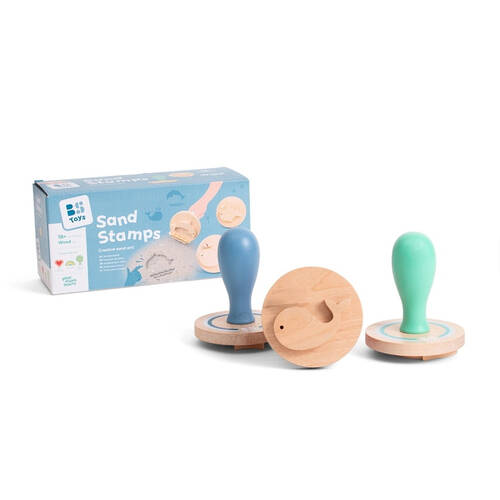 BS Toys Wood Sand Stamps Active Kids Active & Outdoor Toys 10x8cm 18m+