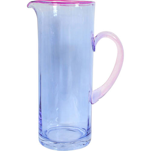 LVD 1.5L Glass Jug Home/Kitchen Serveware Blue Tingle