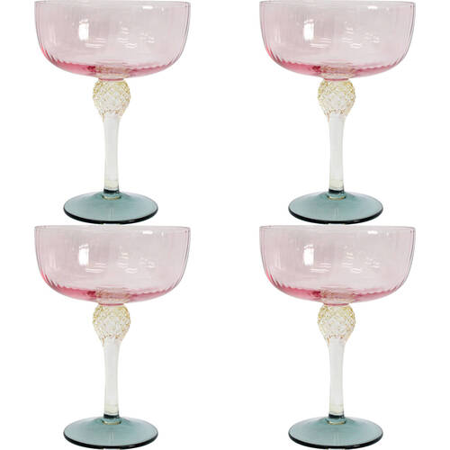 4PK LVD Cocktail Glass Home/Kitchen Drinkware Decor 10cm - Shertbert