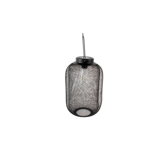 Yard Master 31x20cm Solar Outdoor Garden Lantern - Black