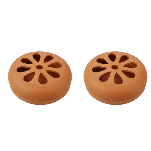 2PK Dragonfly 14cm Terracotta Incense Coil Burner w/ 4 Coils