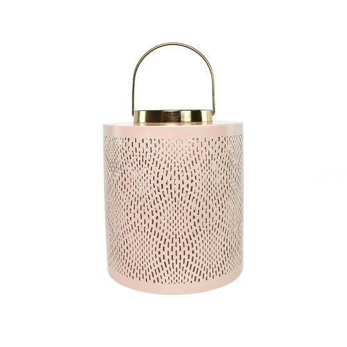 Rayell Lantern Candle Holder Muttrah Dusty Pink Medium 26x28x26cm