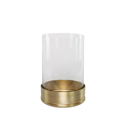 Rayell 33cm Berber  Pillar Candle Stand Holder L - Gold 