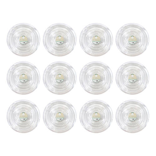 36pc Antheia Green Homewares PET Plant Pot Saucer 25cm - Clear