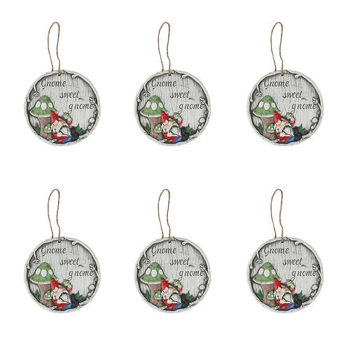6PK Antheia Cement Hanging Wall Plaque 1218x2.5cm - Grome