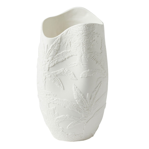 Pilbeam Living Banksia Porcelain Organic Vase White 26cm