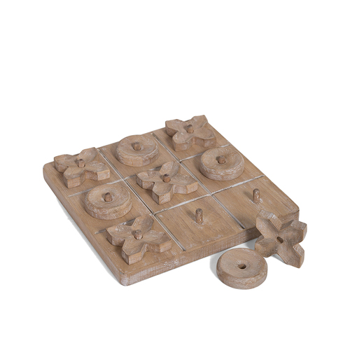 DWBH 23x3cm Naughts And Crosses Box Game - Natural