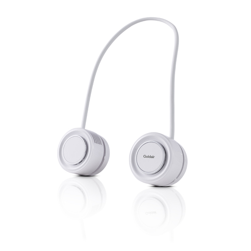 Goldair USB-C Rechargeable Telescopic Adjustable Length Neck Fan