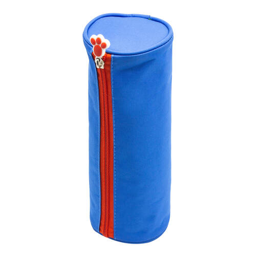 Glitter Critters RollMe Fabric Barrel Style Pencil Case – Blue