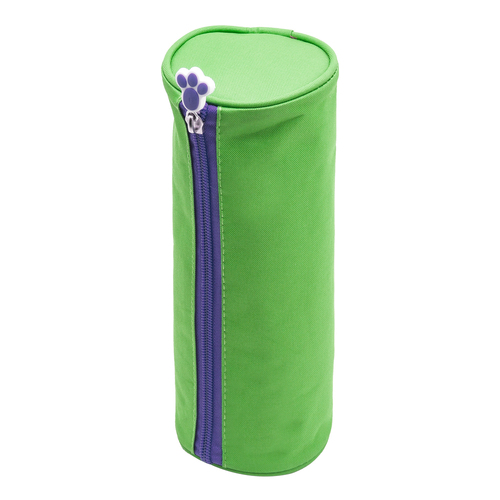 Glitter Critters RollMe Fabric Barrel Style Pencil Case – Green