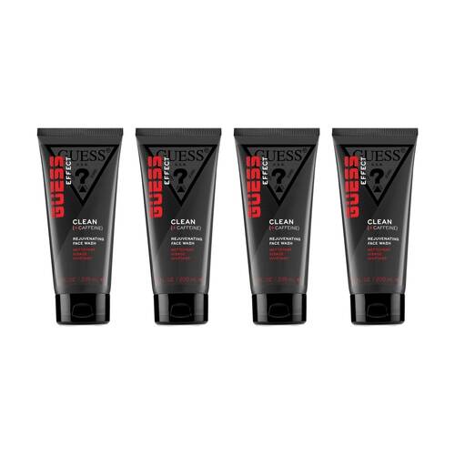 4PK Guess Men Effect Fash Wash Cleanser Mens Grooming 200mL