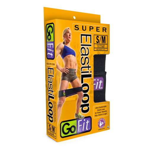 GoFit Soft Webbed Super Resistance Elastic Loops S/M 8x32.5cm