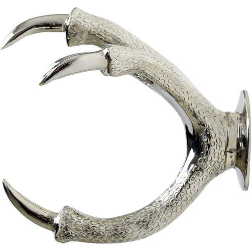Garden Glory Claw Wall Mount Hose Holder - Silver/Chrome