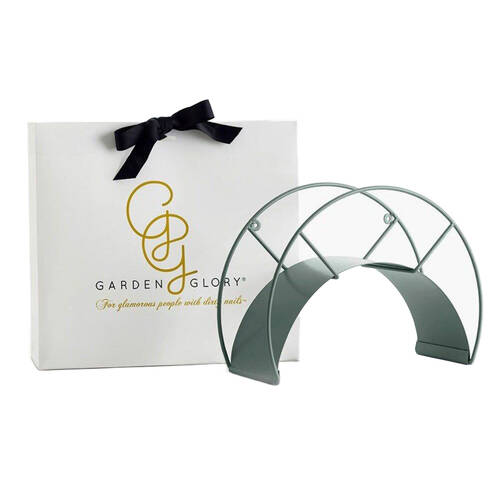 Garden Glory Classic Wall Mount Hose Holder - Eucalyptus Leaf