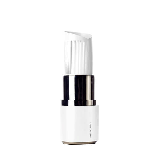 Garden Glory Lipstick Lantern Outdoor Patio Decor Midi - White/Silver