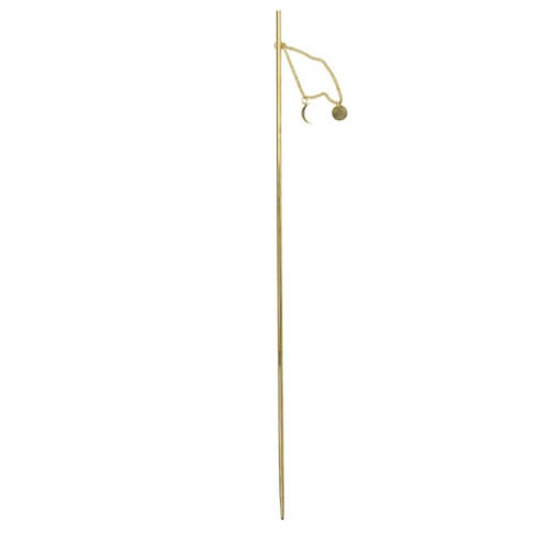 Garden Glory Flower/Plant Leaner Support Stick 48cm - Moon