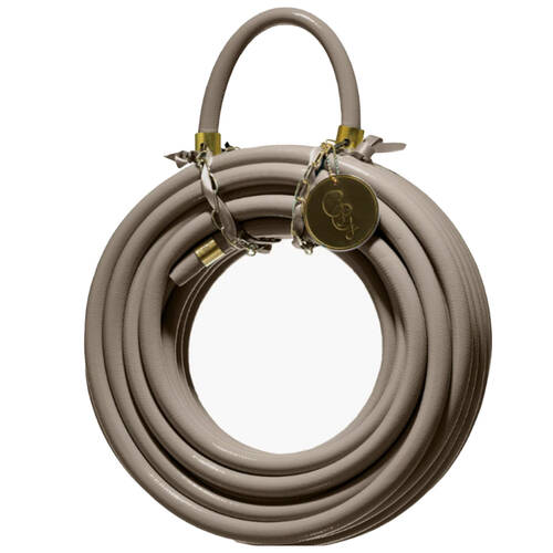 Garden Glory Coloured PVC Watering Hose 20m - Sahara/Beige