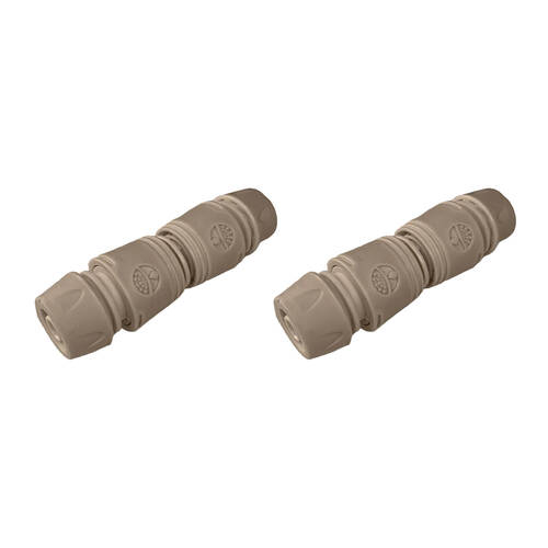 2PK Garden Glory Hose Extension Connector For Waterhose - Sahara/Beige