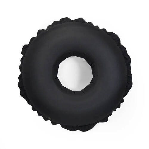 Garden Glory Cotton Couture Canvas Pool Float Round 110cm - Black
