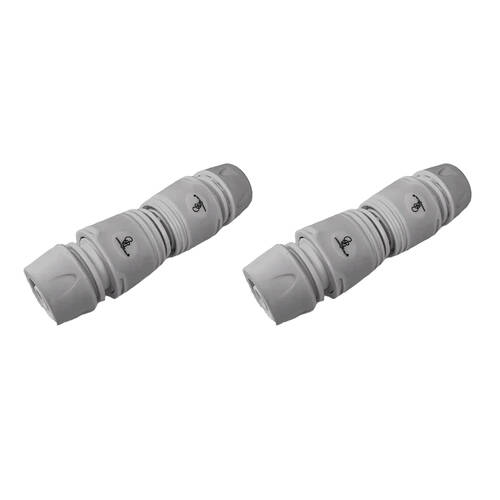 2PK Garden Glory Hose Extension Connector For Waterhose - Graceful Rock Grey