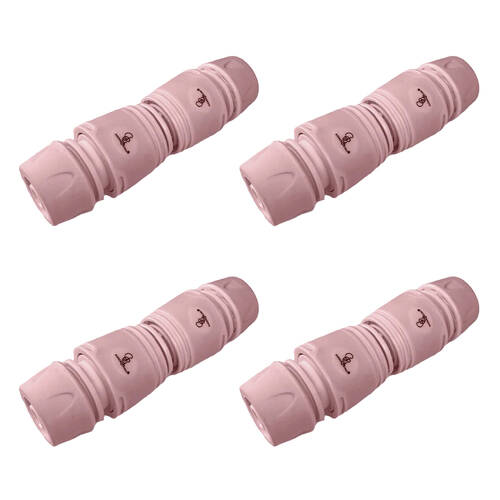 4PK Garden Glory Hose Extension Connector For Waterhose - Rusty Rose