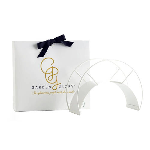 Garden Glory Classic Wall Mount Hose Holder - White Snake