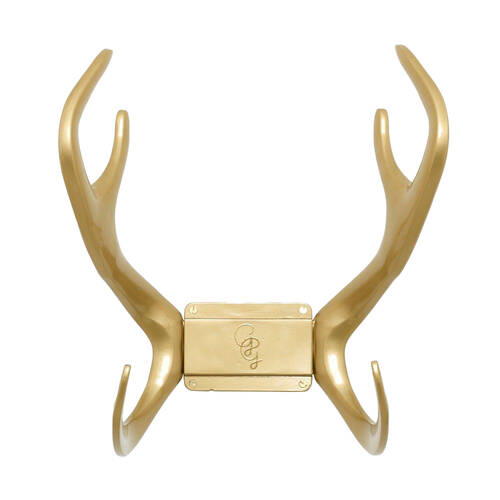 Garden Glory Reindeer Wall Mounted Hose Holder - Gold
