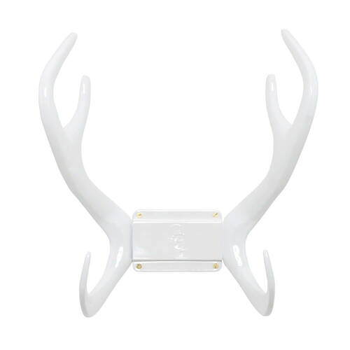 Garden Glory Reindeer Wall Mounted Hose Holder - White