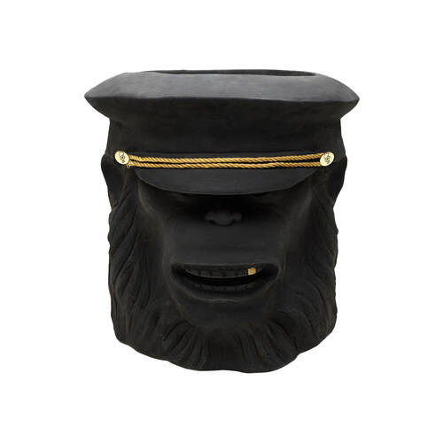 Garden Glory Monkey Flower/Plant Pot Decor Large - Black