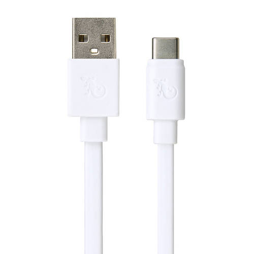 USB-C to USB Flat Cable 1.2m - White