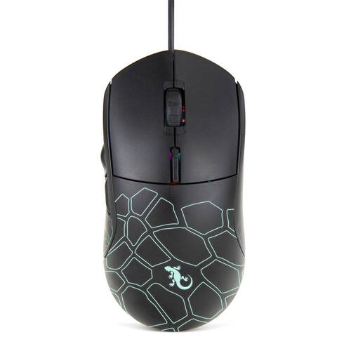 Gecko Wired Optical Gaming Mouse w/ Switching DPI & Coloured LEDs