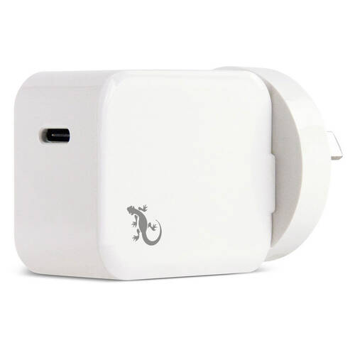 Gecko 20W USB-C Wall Charger - White
