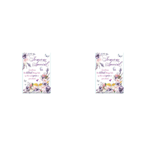 2PK Someone Special 13x9'' Glass Plaque Sign Home/Office Decor