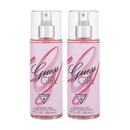 2PK Guess Girl Womens Fragrance Body Spray Mist 250mL Pink