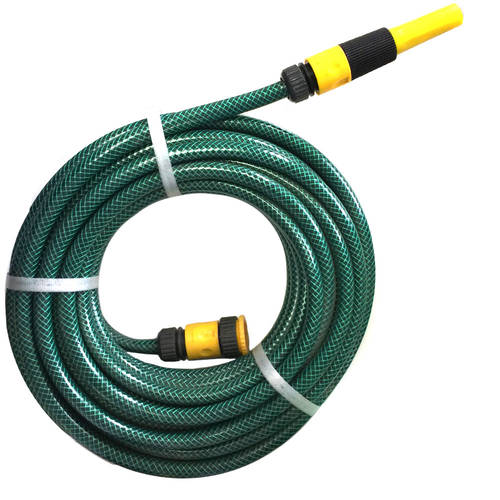 15m x 1/2" Garden hose - fitted 