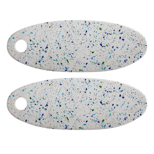 2PK Maxwell & Williams Reef 40x15cm Oval Terrazo Serving Board
