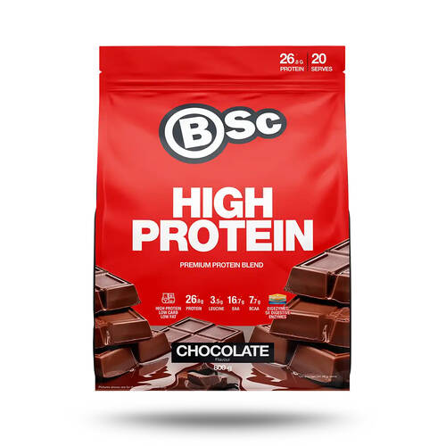 BSc 27g High Protein Low Carb Powder Post Workout 20 Serves 800g Chocolate 