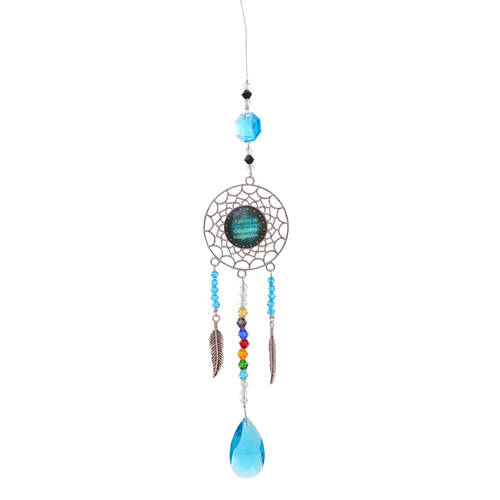 Gibson Gifts Crystal Zodiac Suncatcher Hanging Decor 32cm - Aquarius